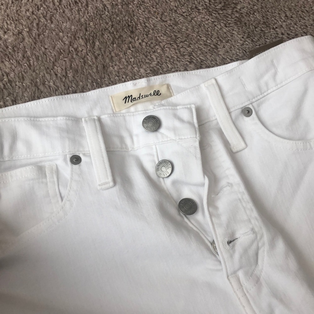 New Madewell white jeans!! NWT